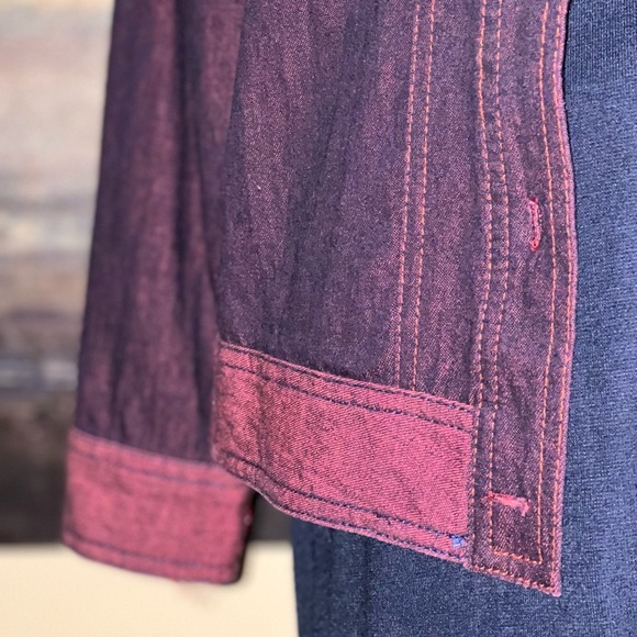 Vintage Y3K maternity collection, purple washed denim jacket - Picture 4 of 15